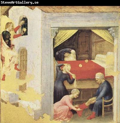 Gentile da Fabriano St Nicholas and the Three Gold Balls (mk08)
